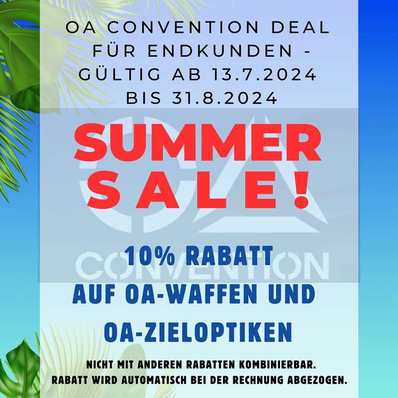 OA SUMMER SALE - Rabattaktion