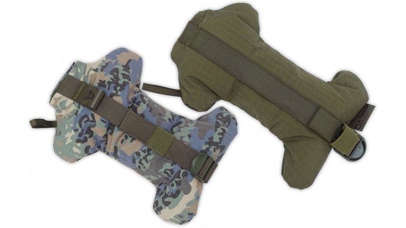 OA Bone - innovative einstellbare Gewehrauflage, 50/50 Polycotton, Neutarn oder Steingrau-Oliv