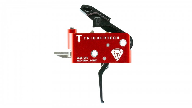 Triggertech - AR15 Diamond two stage pvd black curved Trigger