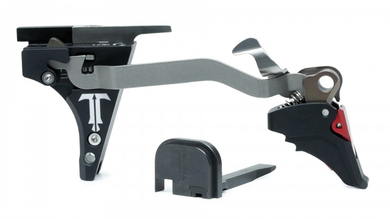 Triggertech - ACE Glock Trigger, Gen 1-5, Two Stage, Black Competive Special Flat