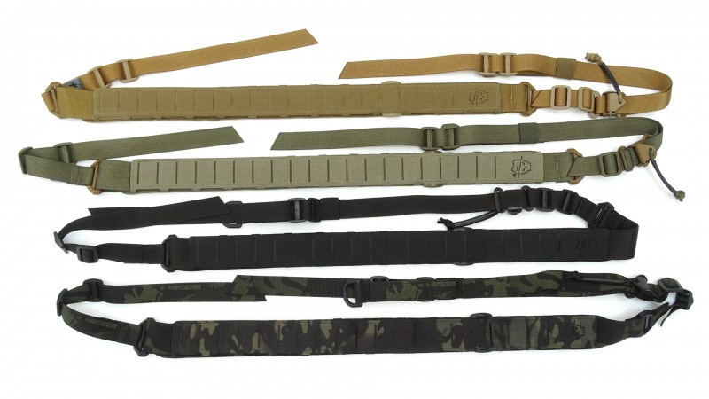OA 2-Punkt Modularriemen / Rifle Sling mit Lasercut Schulterpolster, 4 Farben