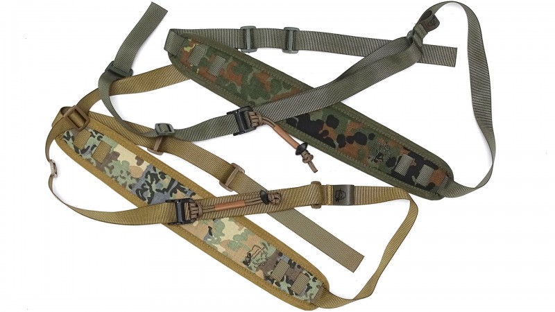 Der neue OA 2-Punkt Modularriemen/Rifle Sling, Farben Neutarn oder Flecktarn